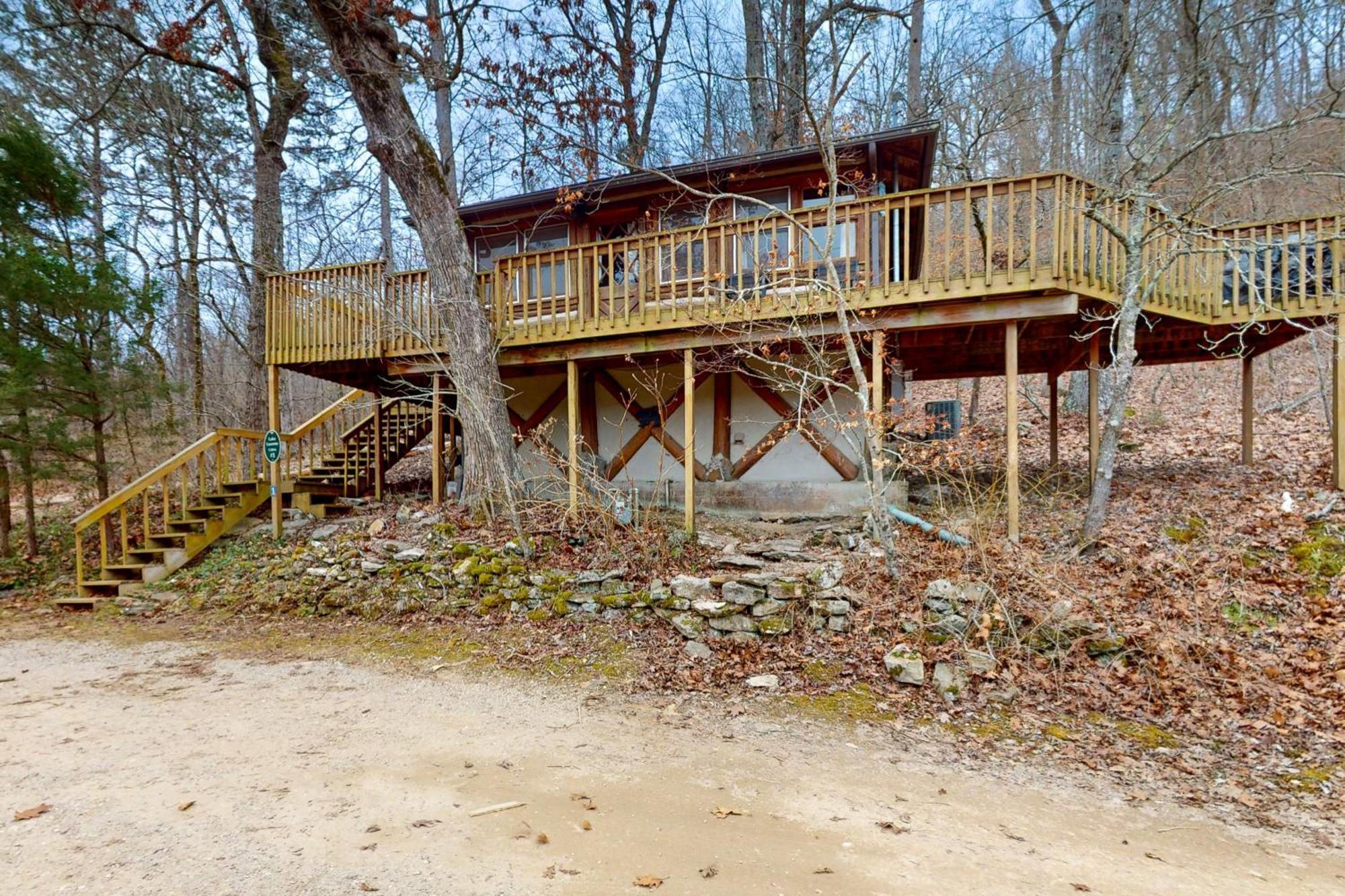 Lake Lucerne - Treehouse Cabin #01 Eureka Springs Exterior photo